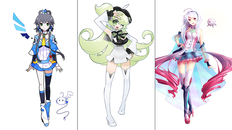 Illustration for article titled Vocaloid Singers Have the Coolest Character Designs